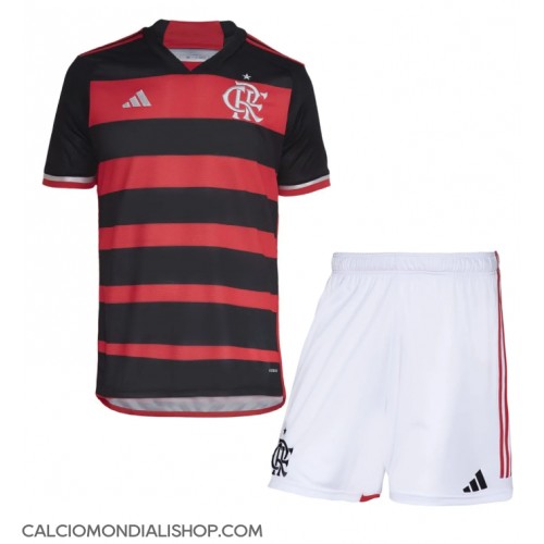 Maglie da calcio Flamengo Prima Maglia Bambino 2024-25 Manica Corta (+ Pantaloni corti)